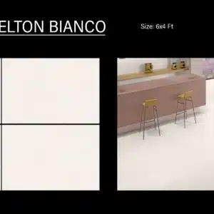 Room with OND Melton Bianco 6x4 ft tiles – soft tiles design, ideal floor tiles for homes | Tile House in Chennai
