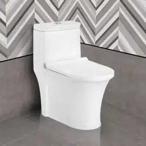 Cute single piece closet – compact and stylish toilet for bathrooms | Johnson sanitaryware | Tile House showroom, Vadapalani