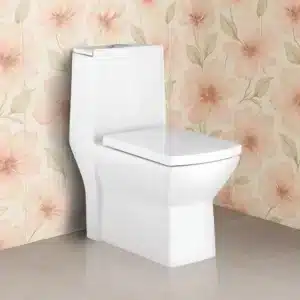 Dalena single piece closet – elegant bathroom sanitaryware | Johnson sanitaryware | Tile House showroom, Puzhal, Chennai