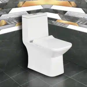 Greece single piece bathroom closet – luxurious toilet design | Johnson sanitaryware | Tile House showroom, Madipakkam