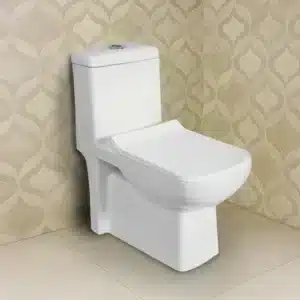 Linea single piece closet – minimalist bathroom sanitaryware | Johnson sanitaryware | Tile House showroom, Mint, Chennai