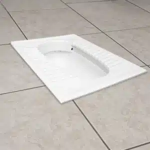 Ruby Rimless Pan 23 – Indian pan without rim for easy cleaning | Johnson sanitaryware | Tile House showroom, Puzhal, Chennai