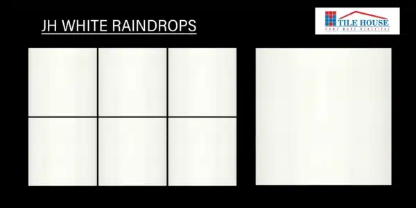 Terrace using White Raindrops tiles – slip-resistant cool roof tiles | Best tiles showroom in Madipakkam – Tile House