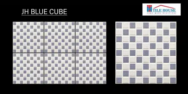 Roof with Blue Cube cool tiles – anti-heat terrace tile design | Best tiles showroom in Puzhal – Tile House