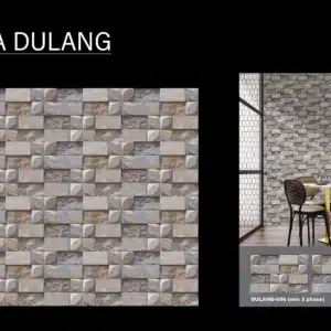 BNA Dulang – 18x12 inch elevation tile with raw stone texture | Johnson Tiles | Tile House showroom, Redhills, Chennai