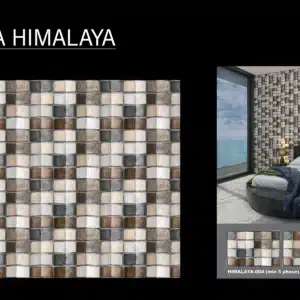 BNA Himalaya – 18x12 inch tile for elevation with mountain stone texture | Johnson Tiles | Tile House showroom, Mint