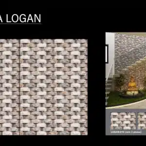 BNA Logan – 18x12 inch wall tile for exteriors | Johnson Tiles | Available at Tile House showroom, Madipakkam