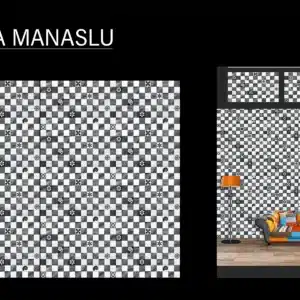 BNA Manaslu – 18x12 inch elevation tile with rustic stone surface | Johnson Tiles | Tile House showroom, Redhills