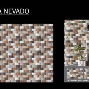 BNA Nevado – 18x12 inch tile for natural elevation design | Johnson Tiles | Tile House showroom, Madipakkam