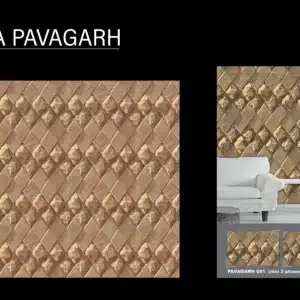 BNA Pavagarh – 18x12 inch exterior wall tile with rugged texture | Johnson Tiles | Tile House showroom, Puzhal, Chennai