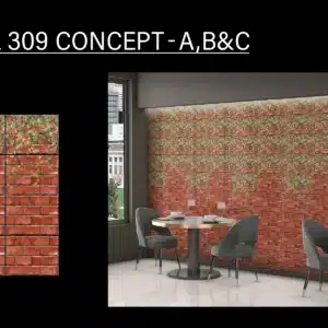 HMN EL 309 Concept – 18x12 inch highlight elevation tile | Johnson Tiles | Tile House showroom, Vadapalani