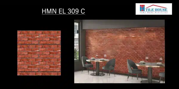 HMN EL 309 C – 18x12 inch exterior elevation tile | Johnson Tiles | Tile House showroom, Mint, Chennai