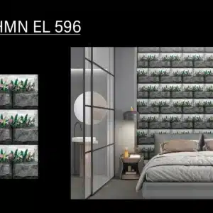 HMN EL 596 – 18x12 inch tile for stylish elevation walls | Johnson Tiles | Tile House showroom, Redhills, Chennai