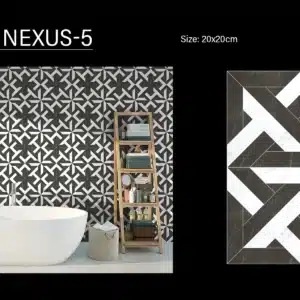 Nexus 5 tile – 1x1 ft wall highlighter by Johnson Tiles | Available at Puzhal showroom – Tile House Chennai