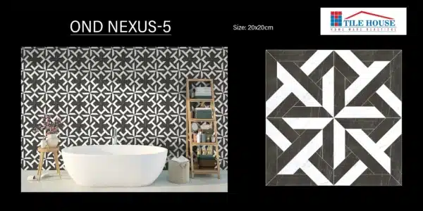 Nexus 5 tile – 1x1 ft wall highlighter by Johnson Tiles | Available at Puzhal showroom – Tile House Chennai