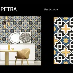 Petra HL tile – 1x1 ft textured wall tile for bath/kitchen | Johnson Tiles at Tile House Vadapalani