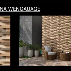 RY Evan Naranjo – 18x12 inch elevation tile with bold texture | Johnson Tiles | Available at Tile House, Redhills