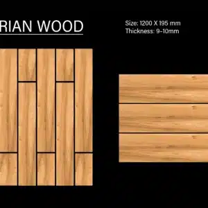 JH Nigerian Wood tile – deep wood finish 4x0.65 ft floor tile | Tile House in Chennai, showroom in Vadapalani