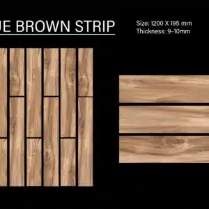 OND Antique Brown Strip tile – 4x0.65 ft wooden strip tile | Tile House in Chennai, showroom in Mint