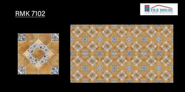 RMK 7102 tile – structured 40x40 cm parking tiles with stone finish | Tile House in Chennai, showroom in Redhills