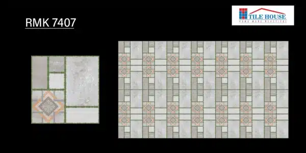 RMK 7407 tile – rustic 40x40 parking tiles with matte surface | Tile House in Chennai, showroom in Vadapalani