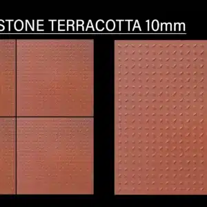 JH Cobblestone Terracotta tile – 1x1 ft rustic parking tiles | Tile House in Chennai, showroom in Vadapalani