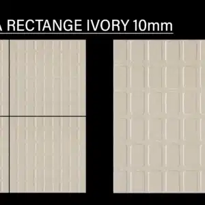 JH Polka Rectangle Ivory tile – rectangle pattern 1x1 ft parking tile | Tile House in Chennai, showroom in Madipakkam