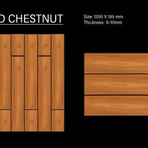 JH Wood Chestnut tile – chestnut-toned 4x0.65 ft wooden tile | Tile House in Chennai, showroom in Redhills