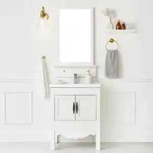 F 606 SM floor vanity – sleek bathroom cabinet with smart storage | Johnson sanitaryware | Tile House Madipakkam showroom