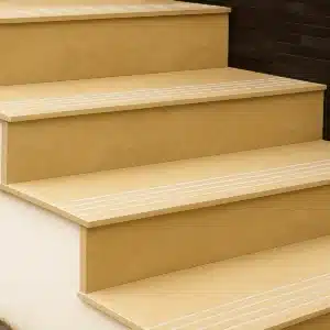 JH Step Pine tile – 1x1 ft wooden finish stair tile with grooves | Tile House in Chennai, showroom in Vadapalani