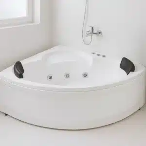 Elite Curvy bathtub – stylish curved bath tub design | Johnson sanitaryware | Tile House showroom, Vadapalani, Chennai