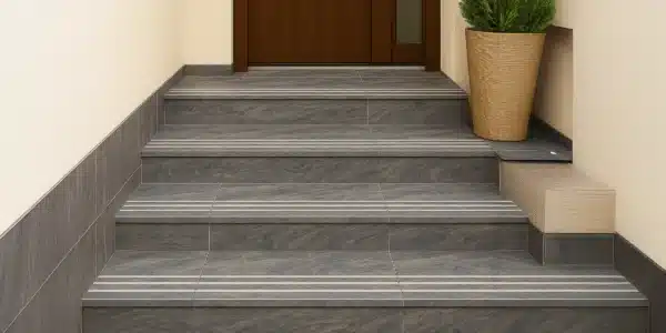 RMK 2714 D N1 & HL tile – 1x1 ft stair tile with detailed pattern | Tile House in Chennai, showroom in Puzhal