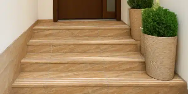 RMK 2728 D & HL tile – 1x1 ft decorative stair tile with border | Tile House in Chennai, showroom in Mint