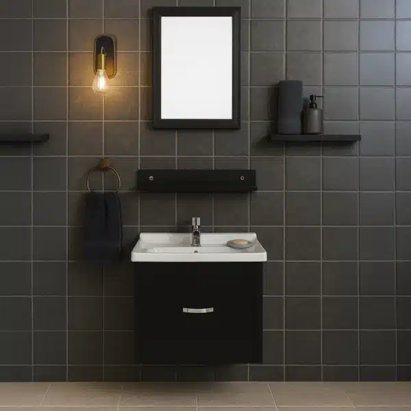 W 507 SM wall-mounted vanity – slim and functional design | Johnson sanitaryware | Tile House Chennai – Mint branch