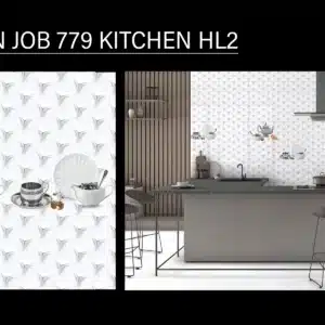JOB 779 HL2 – 18x12 inch Johnson Tiles for kitchen wall concept | Available at Tile House showroom in Puzhal, Chennai