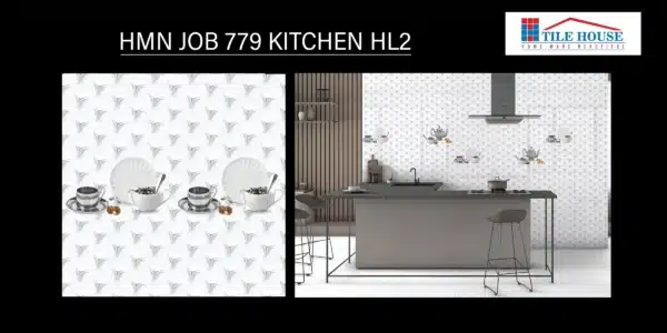 JOB 779 HL2 – 18x12 inch Johnson Tiles for kitchen wall concept | Available at Tile House showroom in Puzhal, Chennai