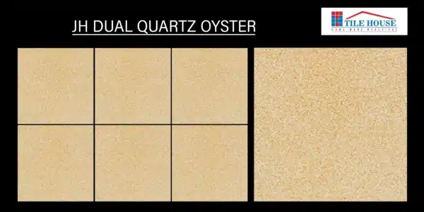 JH Dual Quartz Oyster 1x1 ft tile – soft-toned floor tiles design in 20x20 cm | Tile House in Chennai, showroom in Puzhal