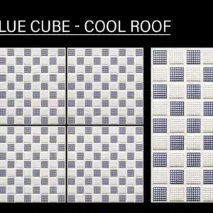 JH Cool Roof Blue Cube tile – 1x1 ft reflective roof tiles design for heat protection | Tile House in Chennai, Puzhal branch