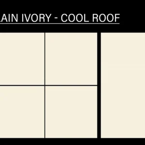 JH Cool Roof Plain Ivory tile – 1x1 ft reflective 20x20 cm floor tiles | Tile House in Chennai, affordable tiles shop in Mint