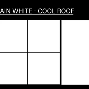 JH Cool Roof Plain White tile – heat-resistant 1x1 ft tiles, 20x20 cm size | Tile House in Chennai, Redhills showroom
