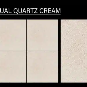 JH Dual Quartz Cream tile – neutral 1x1 ft floor tiles design for interiors | Tile House in Chennai, showroom in Mint