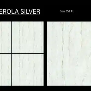 Room view with Perola Silver tiles – modern floor tiles for home | Best tiles showroom in Puzhal – Tile House in Chennai