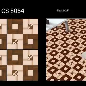 Interior flooring with CS 5054 tiles – tiles with designs for home | Tile House in Chennai, showroom in Puzhal