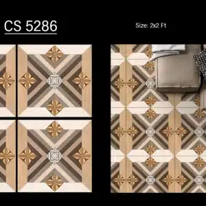 CS 5286 tile – warm-toned 2x2 ft floor tiles design for modern homes | Tile House in Chennai, showroom in Redhills