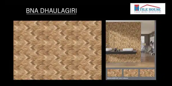 BNA Dhaulagiri – 2x1 ft elevation tile with rugged stone look | Johnson Tiles | Available at Tile House showroom, Puzhal
