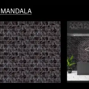 BNA Mandala – 2x1 ft elevation tile with earthy tones for facade walls | Johnson Tiles | Tile House showroom, Mint