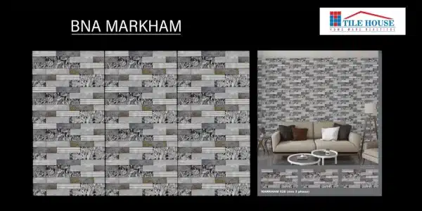 BNA Markham – 2x1 ft elevation tile with deep stone appeal | Johnson Tiles | Available at Tile House showroom, Vadapalani