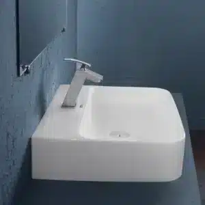 Cannes Vanity Basin WT Tap Hole 24x19WH