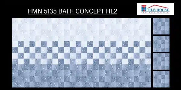 5135 HL1 tile – 18x12 inch concept wall tile for bathrooms | Johnson Tiles from Tile House Mint, Chennai