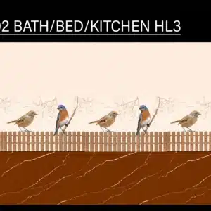 HMN 5402 HL3 – 18x12 inch wall tile for multi-room use | Johnson Tiles | Tile House showroom, Redhills, Chennai